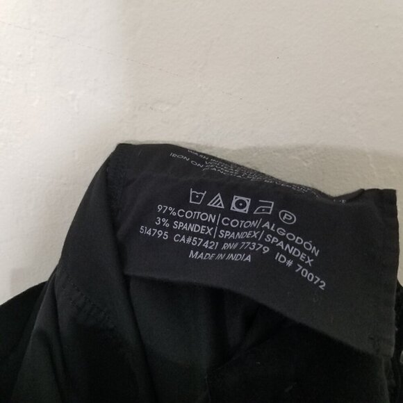 Ann Taylor Velvet High Rise Stretch Pants Black Size 6 - Picture 8 of 8